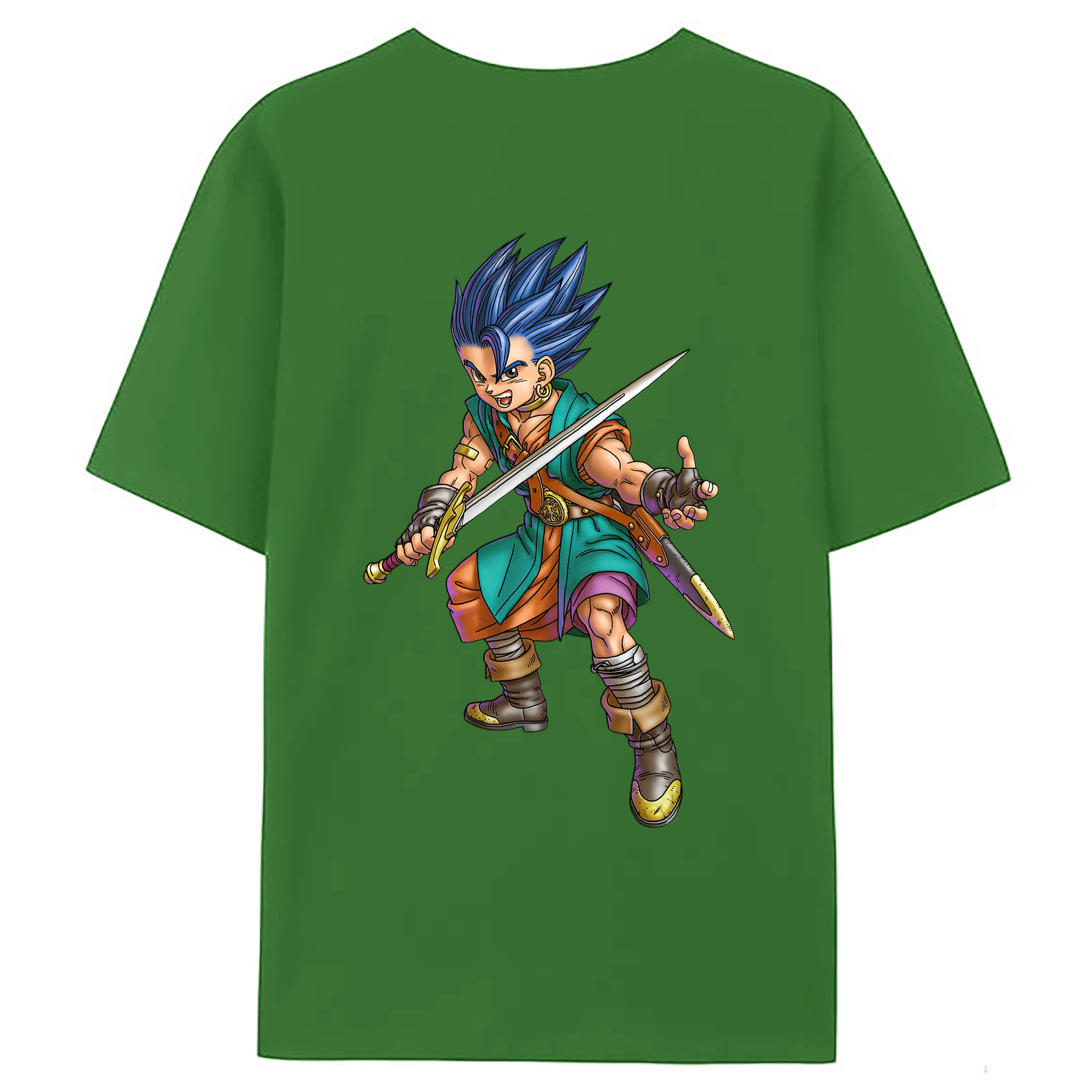 （画像用） ドラゴンクエスト Doragon Kuesuto Dragon Quest レディース半袖Tシャツ(バックプリント)